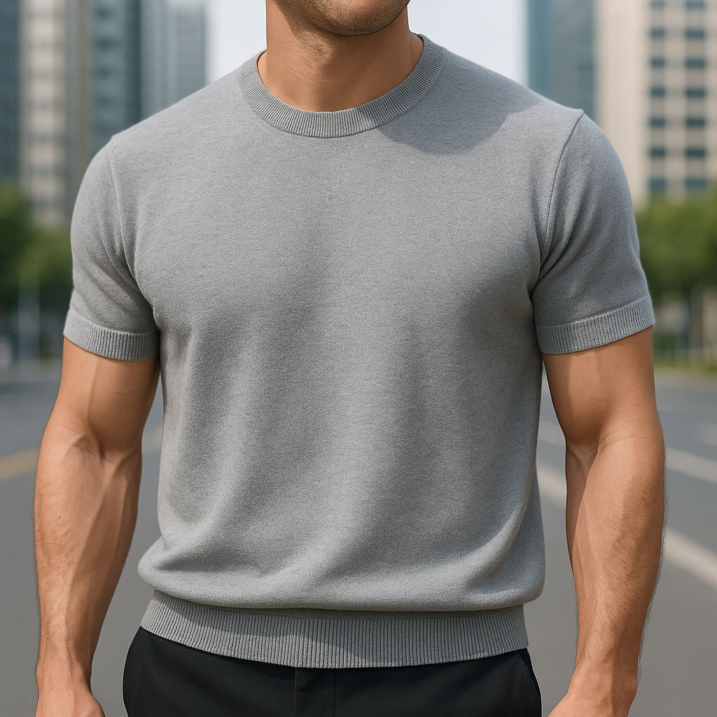 Kaszmirowy T-shirt