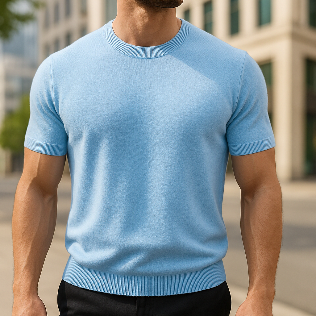 Kaszmirowy T-shirt