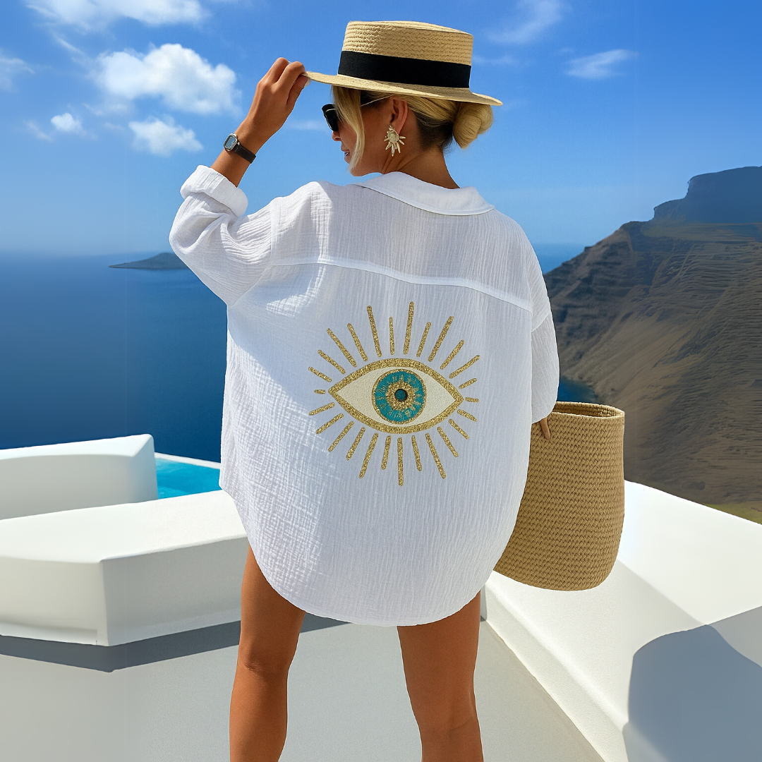 Annemiek | Bluzka Casual w Stylu Ibiza