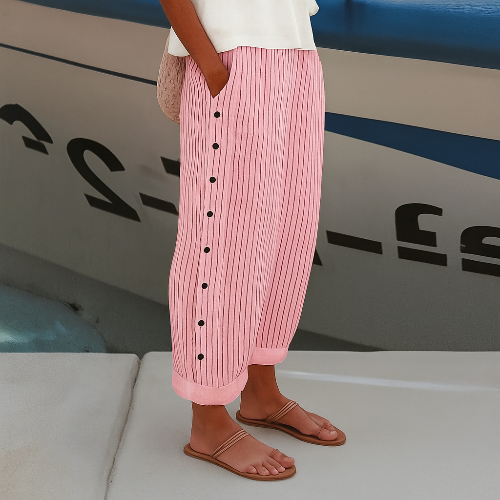 Sandrine | Lniane spodnie