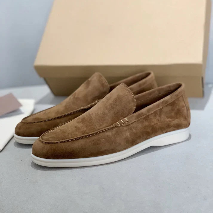 Eleganckie zamszowe loafersy