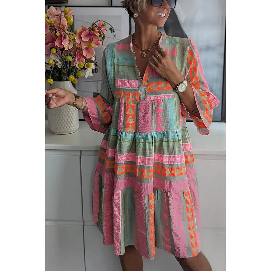 Kiki | Elegancka wiosenna sukienka midi