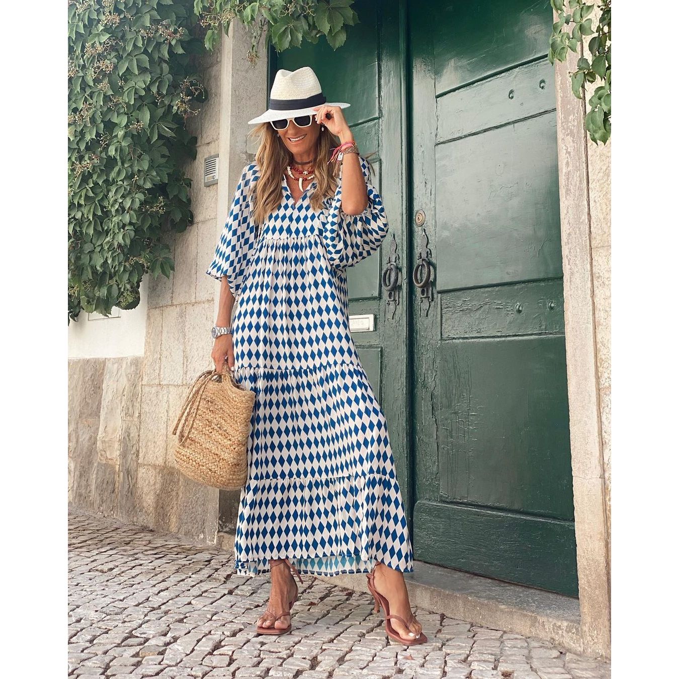 Fleur | Boho sukienka maxi