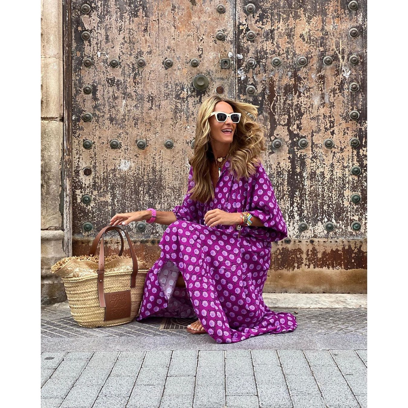 Fleur | Boho sukienka maxi