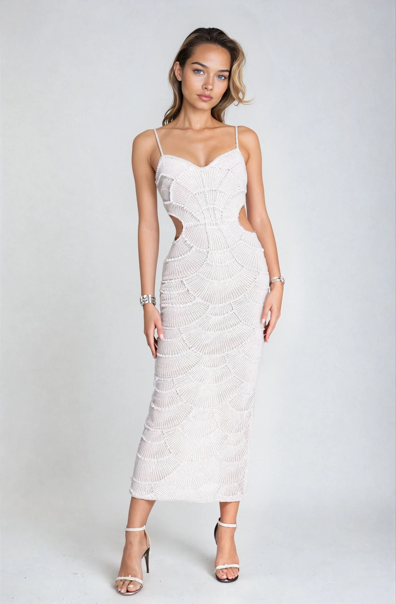 Sukienka Mermaid Isla | Wit