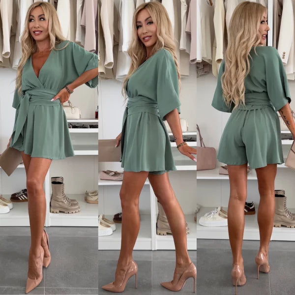 Sofie | Elegancki taliowany kombinezon