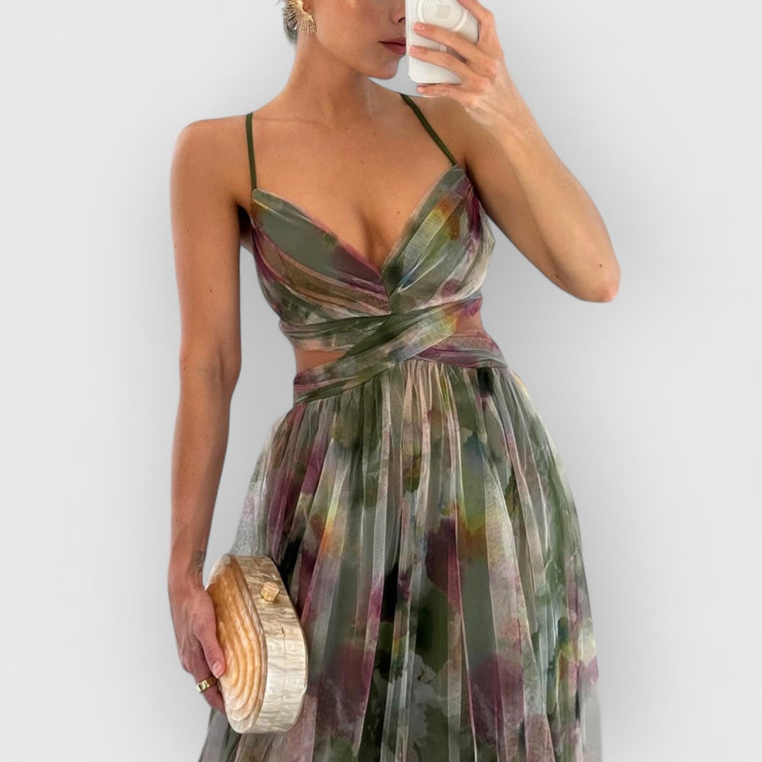 Verity | Sukienka maxi w kwiatowy wzór