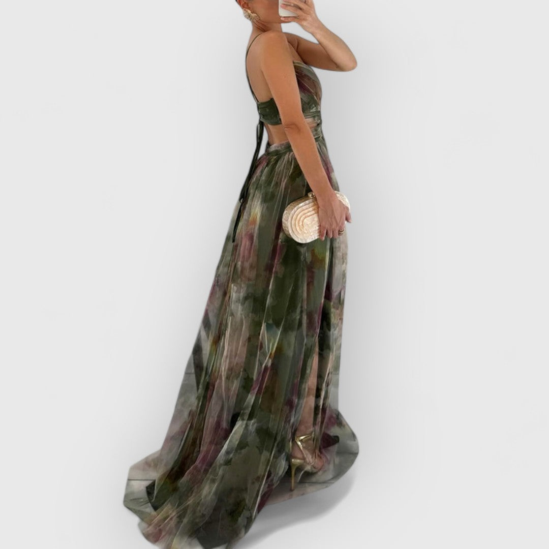 Verity | Sukienka maxi w kwiatowy wzór