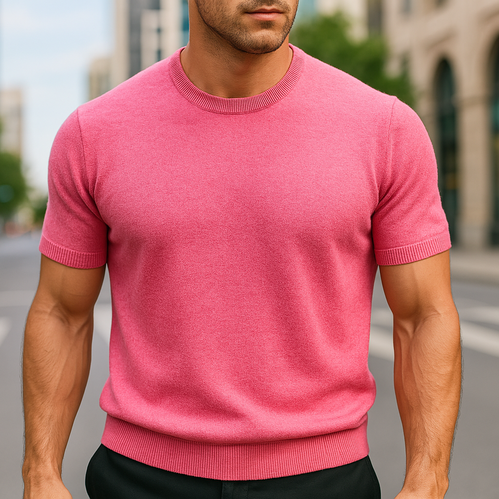 Kaszmirowy T-shirt