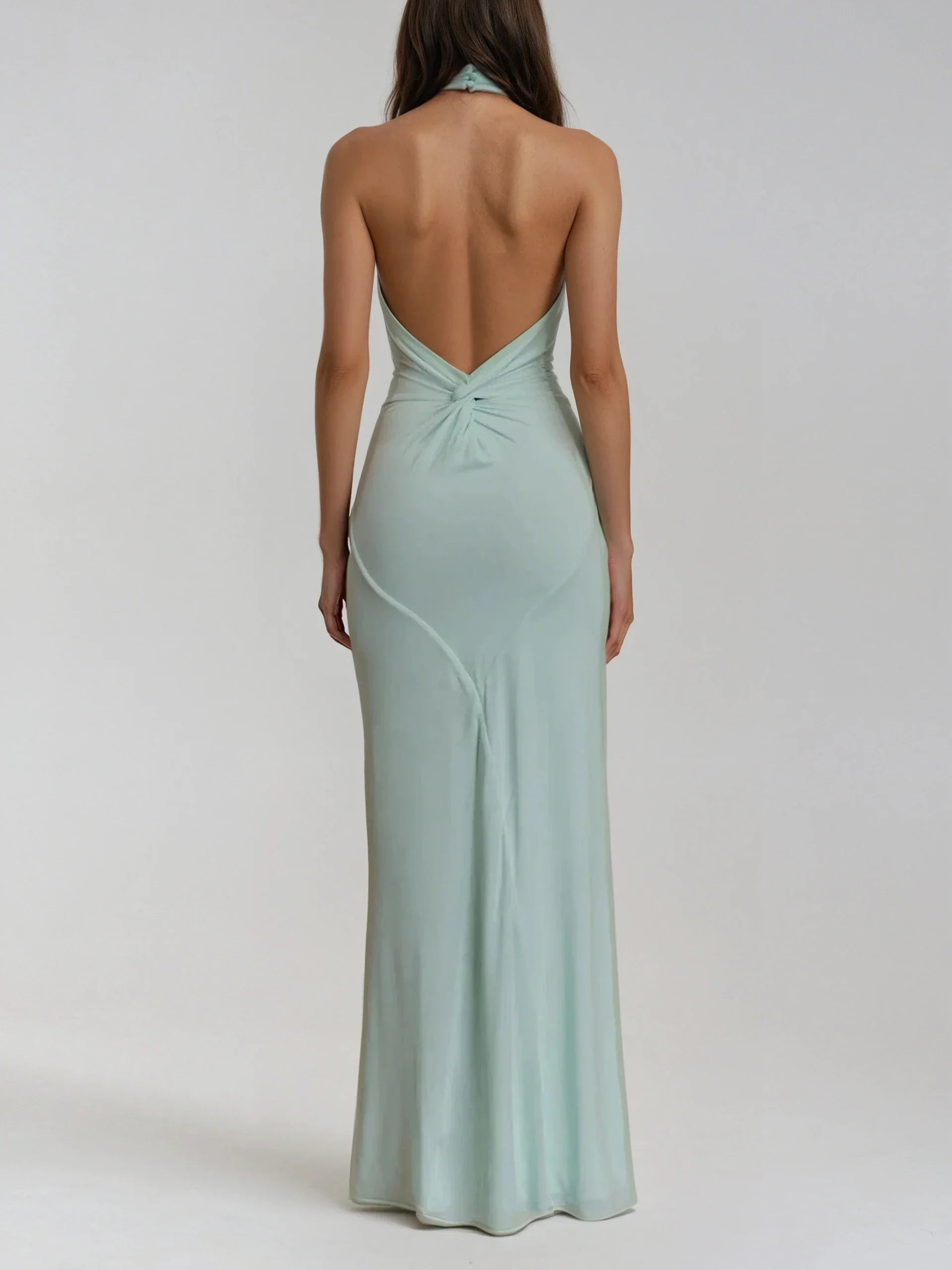 Leah | Sukienka maxi na halter