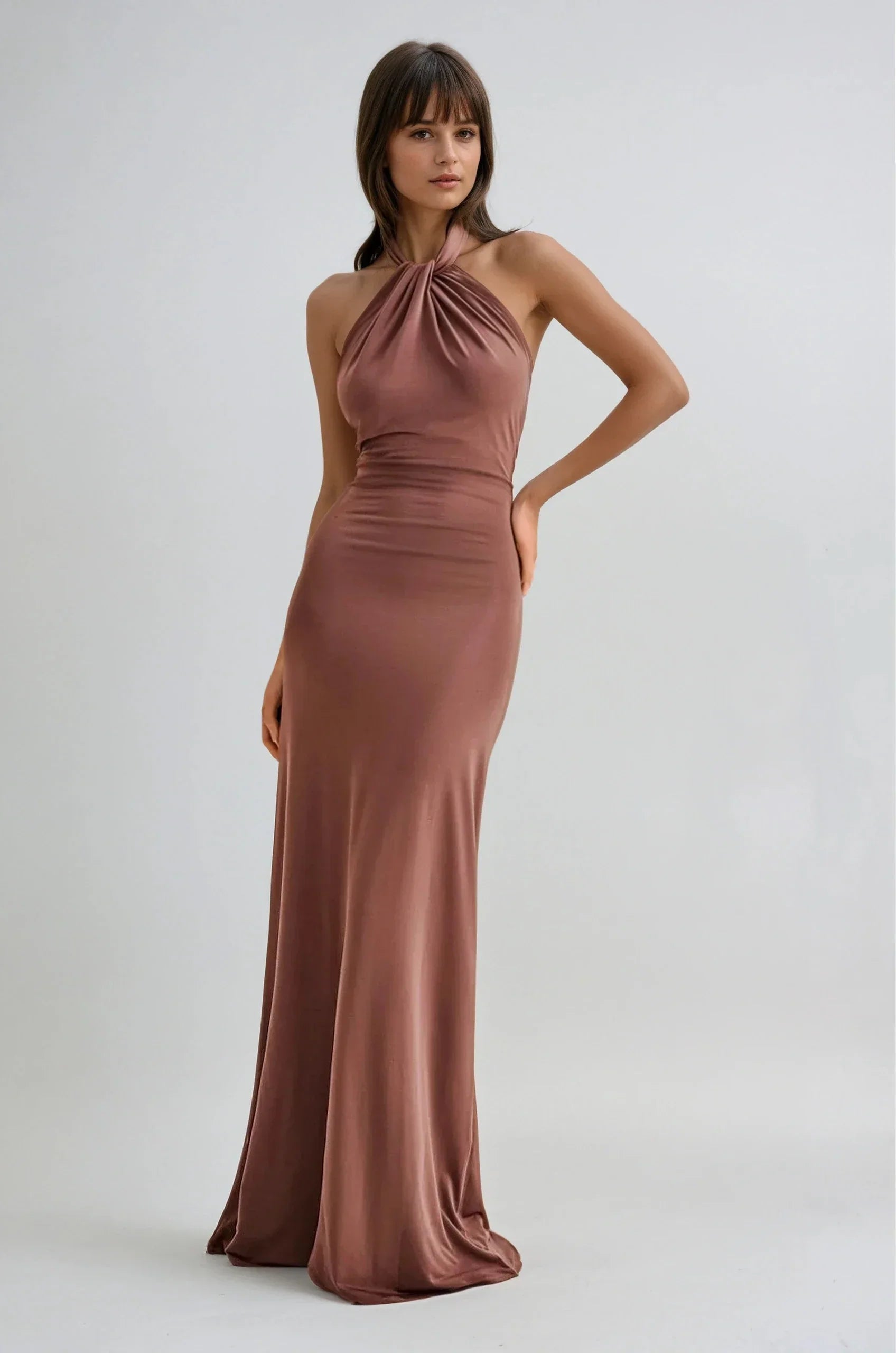 Leah | Sukienka maxi na halter