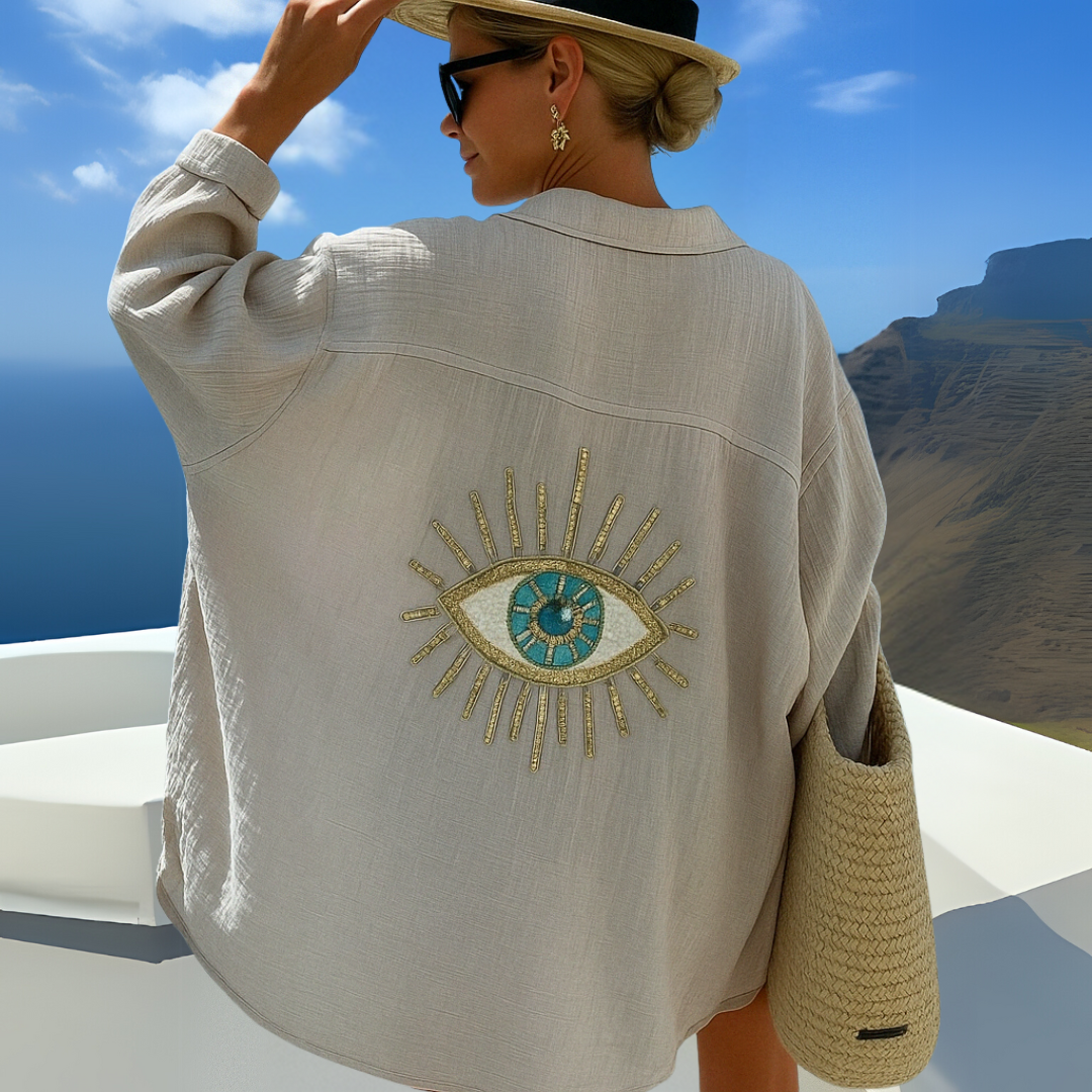 Annemiek | Bluzka Casual w Stylu Ibiza