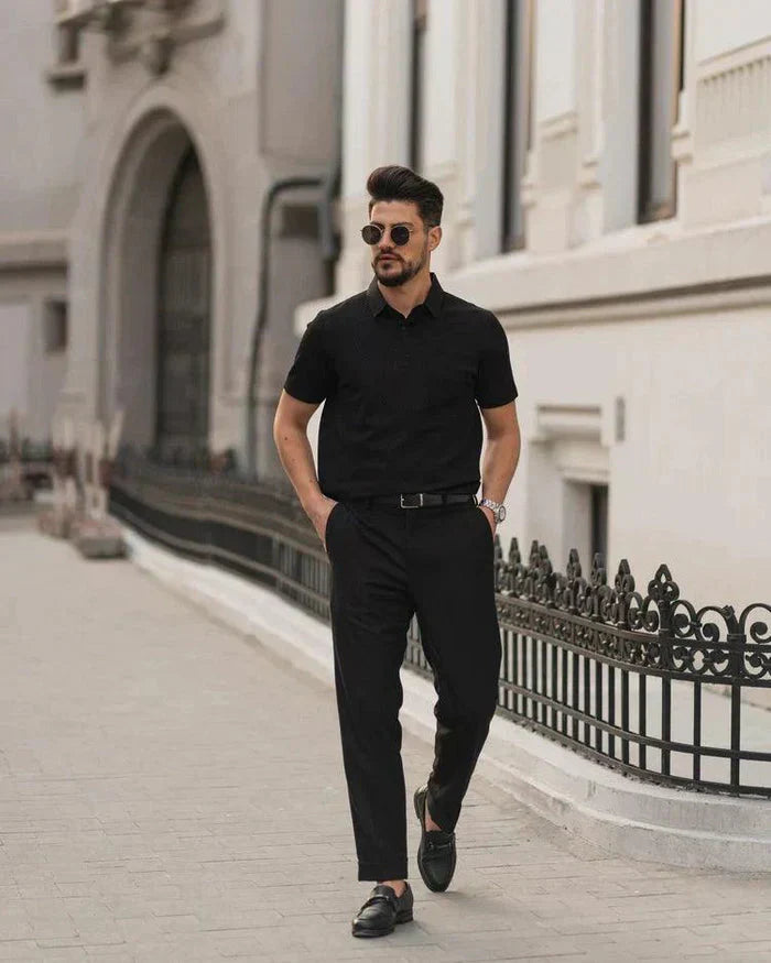 Alessio™ elegancka koszulka polo