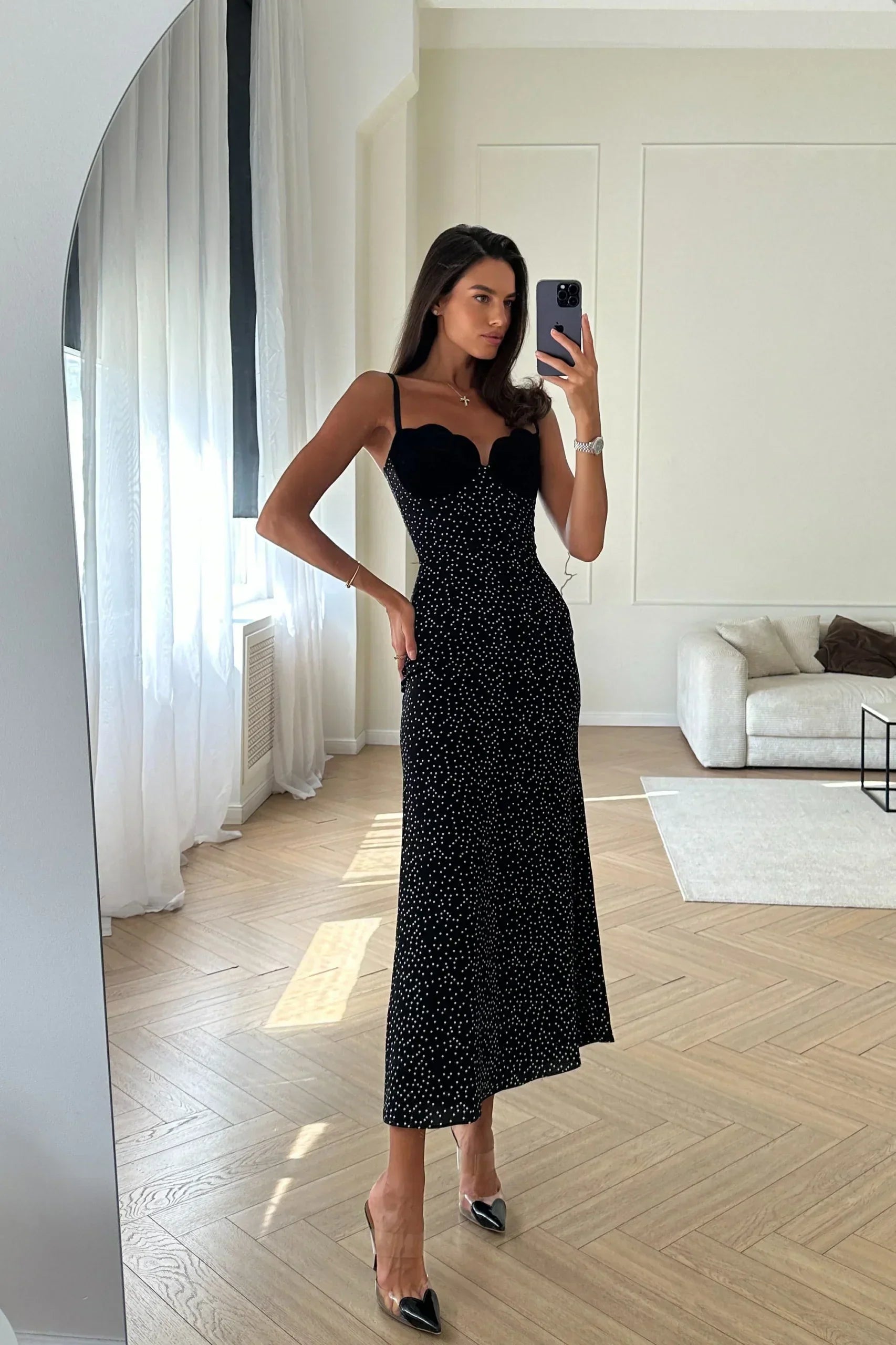 Bianca | Sukienka Aksamitna