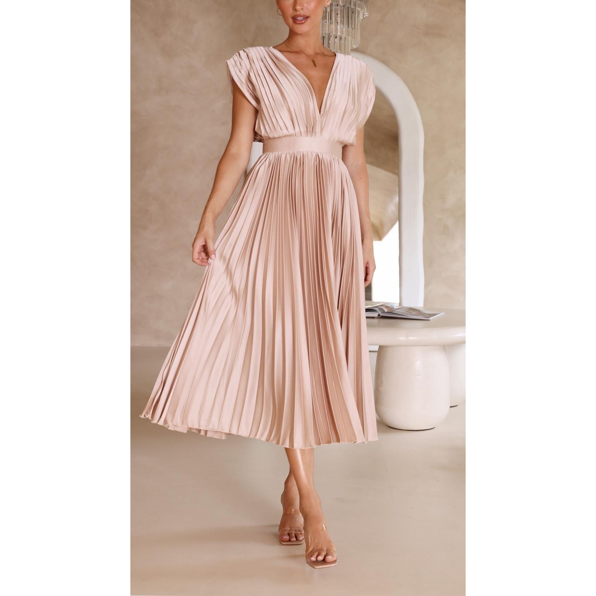 Alexis – Elegancka sukienka plisowana