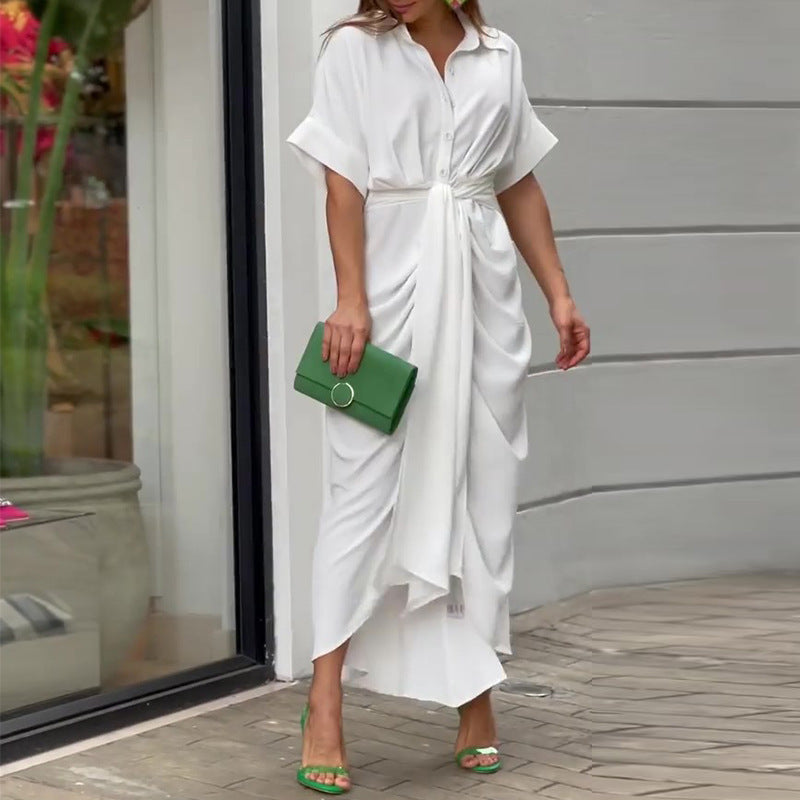 Amalia | Luksusowa kopertowa sukienka maxi