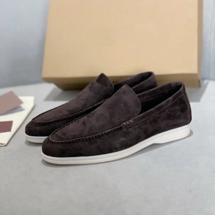 Eleganckie zamszowe loafersy